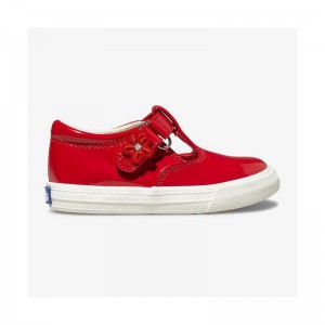 Keds Big Kid's Daphne Rugan Sneaker Çocuk Kırmızı | GBJXR-2570