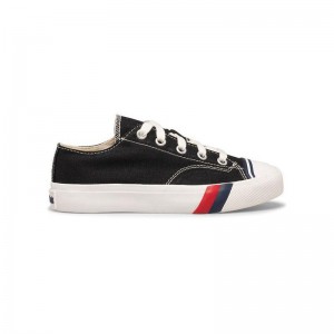 Keds Big Kid's Royal Lo Sneaker Çocuk Siyah | VUHID-7413
