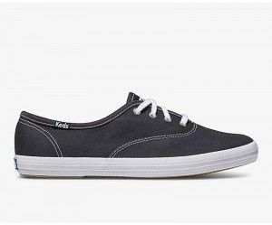 Keds Champion Orjinal Geniş Fit Canvas Kadın Lacivert | QKOTP-3041