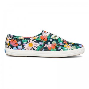 Keds Champion Rifle Paper Co Dovecoat Prints Kadın Navy/Multicolor | EGYMW-2197