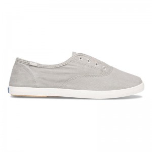 Keds Chillax Washable Kanvas Twill Drizzle Makosen Ayakkabı Kadın Gri | ZOWGN-0859