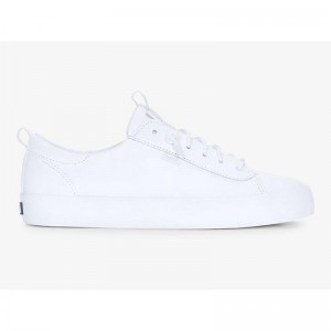 Keds Kickback Deri Makosen Ayakkabı Kadın Beyaz | PRSWM-1605