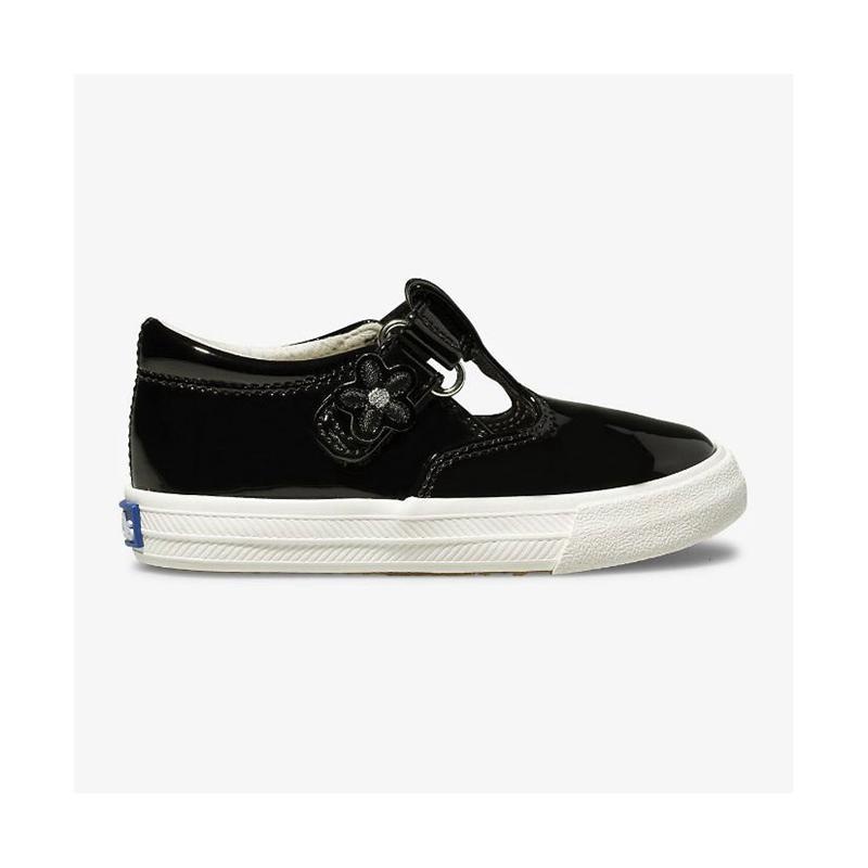 Keds Big Kid\'s Daphne Rugan Sneaker Çocuk Siyah | UOVLW-6453