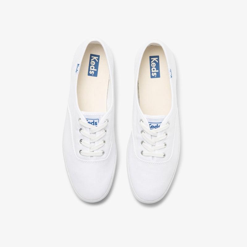 Keds Champion Organic Pamuklu Canvas Kadın Beyaz | UWALG-8310