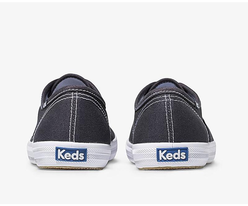 Keds Champion Orjinal Geniş Fit Canvas Kadın Lacivert | QKOTP-3041