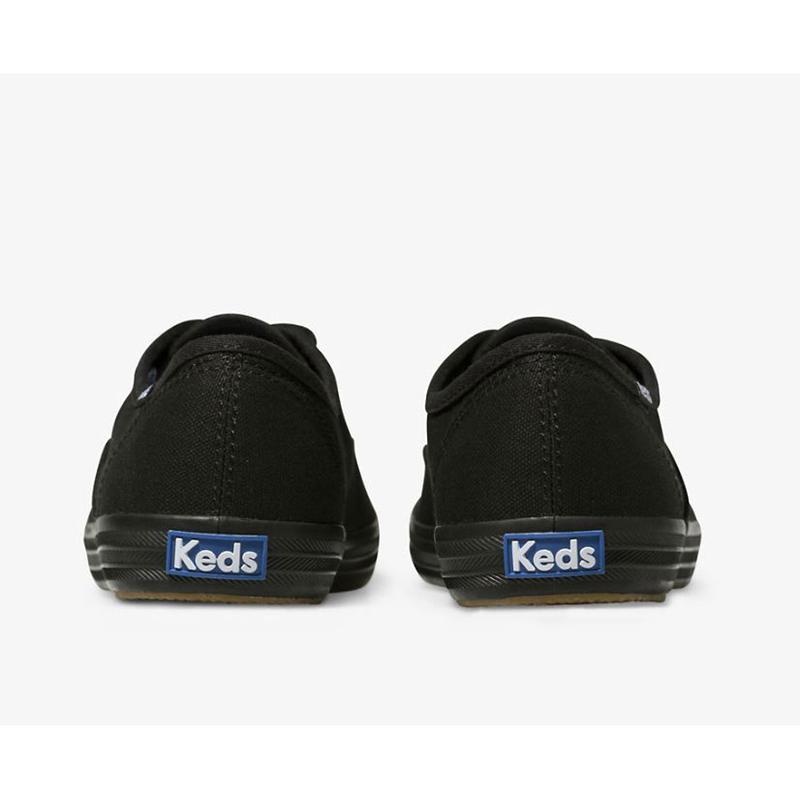 Keds Champion Orjinal Lace Ups Kadın Black/Black | IKXPD-5720