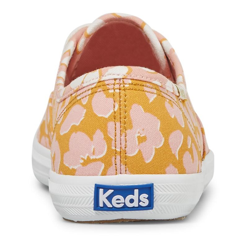 Keds Champion Spot Print Kanvas Prints Kadın Yellow/Pink | YTDAZ-2431