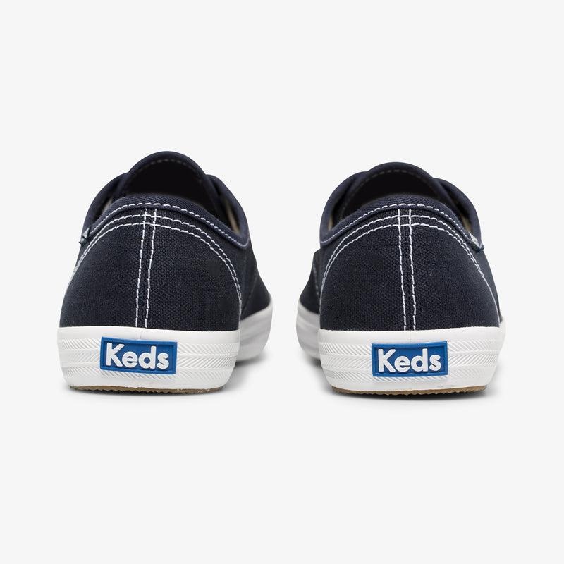 Keds Champion Washable Organic Kanvas Canvas Kadın Lacivert | FVUKH-7042