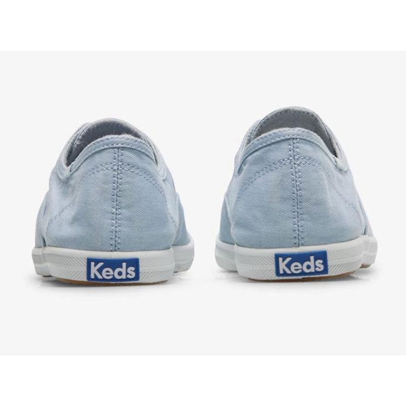Keds Chillax Washable Twill Makosen Ayakkabı Kadın Açık Mavi | FXDMB-5476