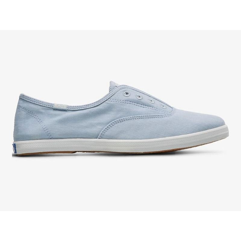 Keds Chillax Washable Twill Makosen Ayakkabı Kadın Açık Mavi | FXDMB-5476