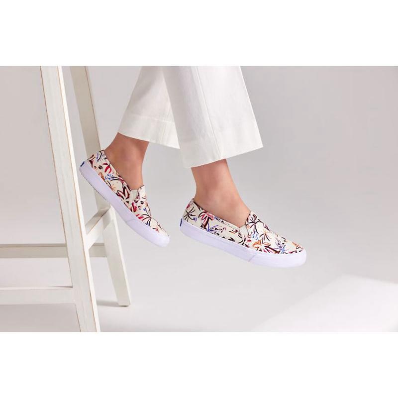 Keds Double Decker Island Print Makosen Ayakkabı Kadın Pembe | OLEPF-8725