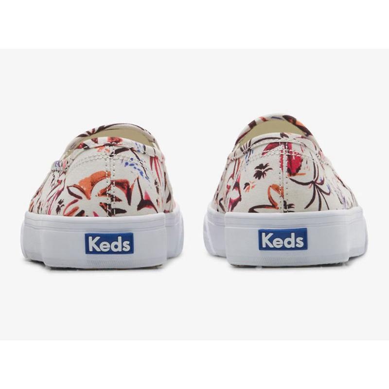 Keds Double Decker Island Print Makosen Ayakkabı Kadın Pembe | OLEPF-8725