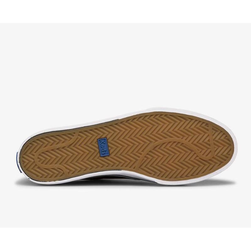 Keds Jump Kick Duo Deri Lace Ups Kadın Siyah | DMQNK-9425