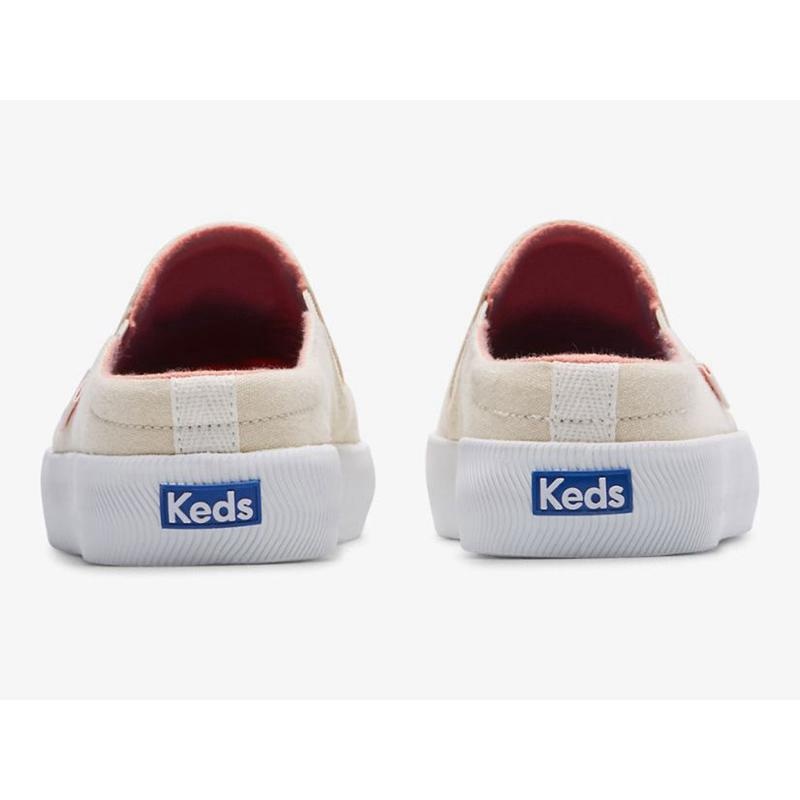 Keds Kickback Cocktails Slip On Mule Ayakkabı Kadın Bej Rengi | BNHJY-6278