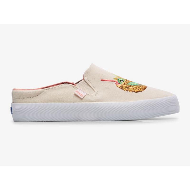 Keds Kickback Cocktails Slip On Mule Ayakkabı Kadın Bej Rengi | BNHJY-6278