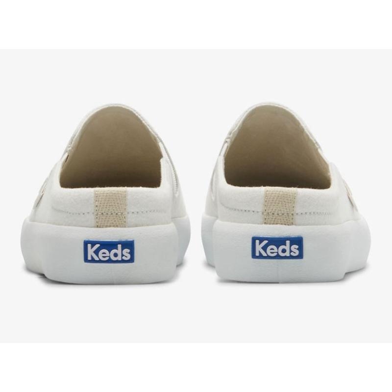 Keds Kickback Crepe Slip On Mule Ayakkabı Kadın Beyaz | IHDON-2147
