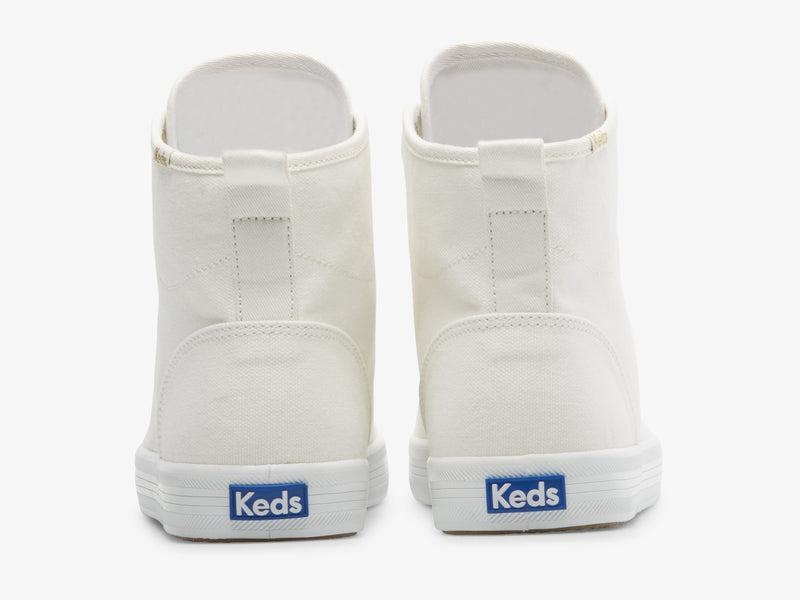 Keds Kickstart Hi Kanvas Canvas Kadın Beyaz | IUDSZ-7915