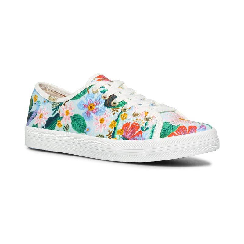 Keds Kickstart Rifle Paper Co Dovecoat Mint Prints Kadın Nane | YTDZP-0956