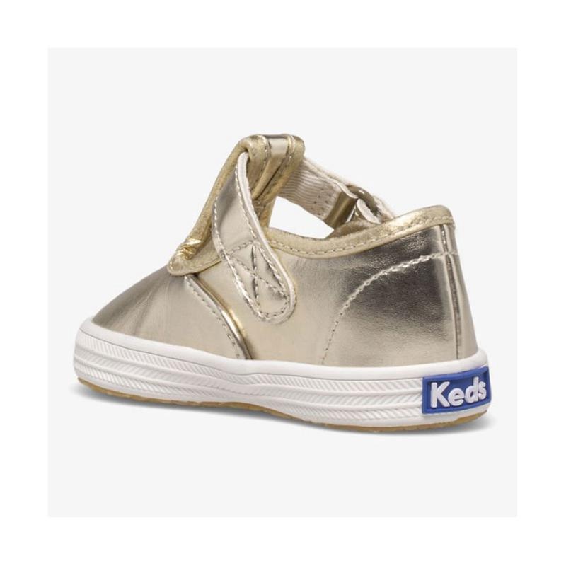 Keds Little Kid's Champion Burunlu Cap T-Askılı Sneaker Çocuk Gümüş | KZBVO-7084