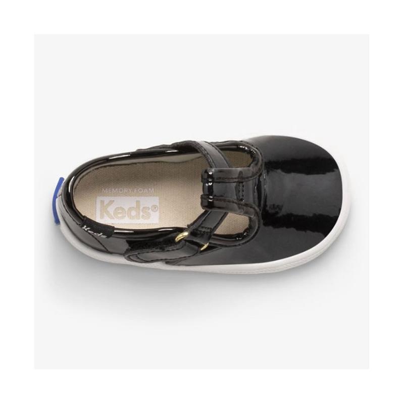 Keds Little Kid's Champion Burunlu Cap T-Askılı Sneaker Çocuk Siyah | KBGVI-3972