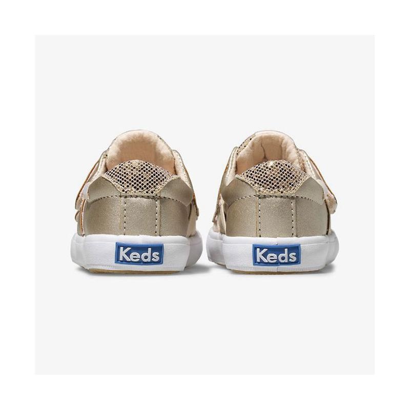 Keds Little Kid's Courtney HL Sneaker Çocuk Pembe Altın | LSMFU-3517