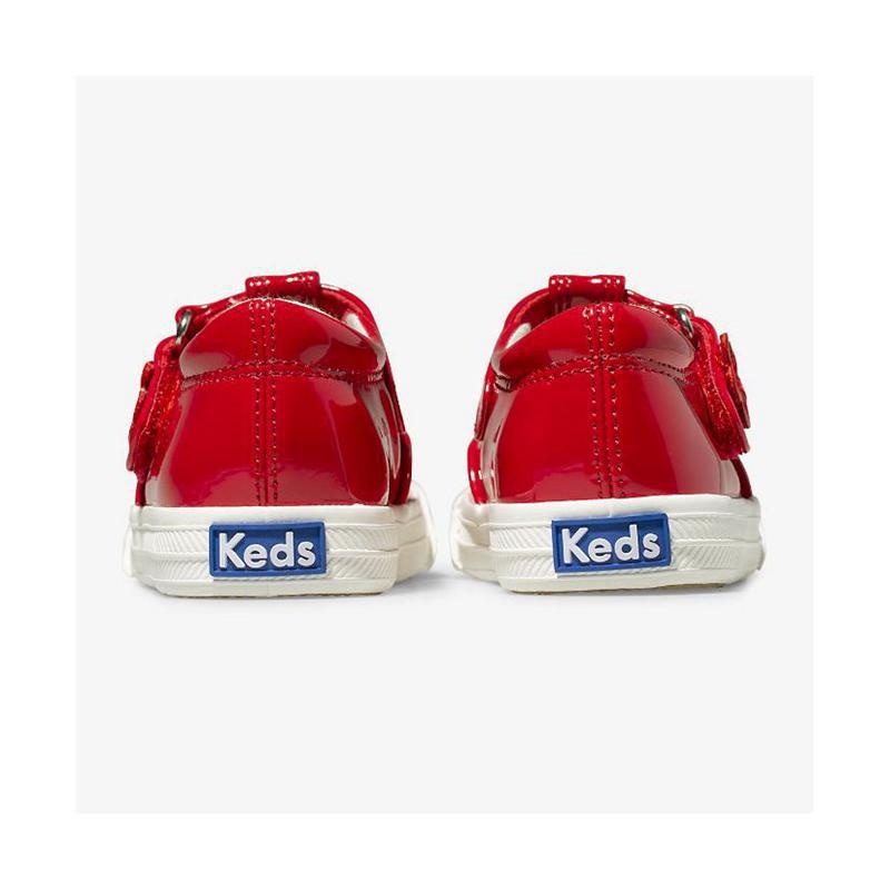 Keds Little Kid's Daphne Rugan Sneaker Çocuk Kırmızı | ERNXH-5396