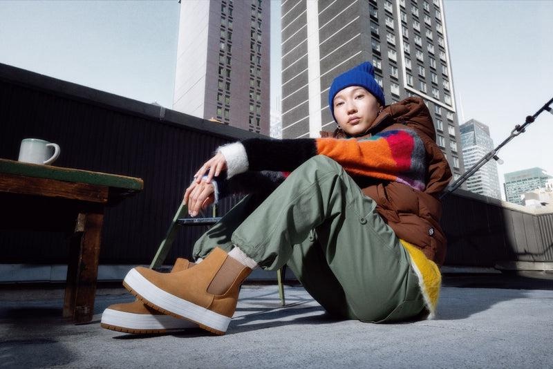 Keds The Platform Chelsea Lug Süet Bot Kadın Kahverengi | TRFPH-3725