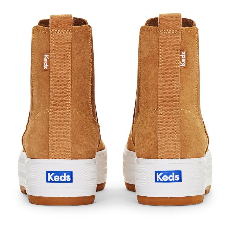 Keds The Platform Chelsea Lug Süet Bot Kadın Kahverengi | TRFPH-3725