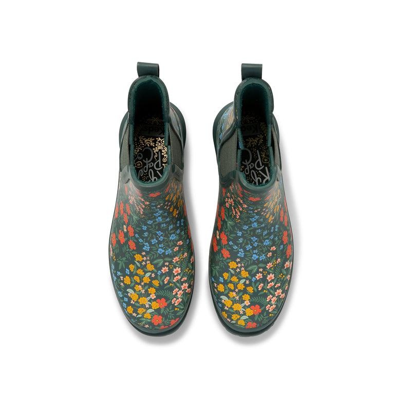 Keds x Rifle Paper Co. Rowan Rain Boot Wildwood Prints Kadın Yeşil | ENJKS-7934