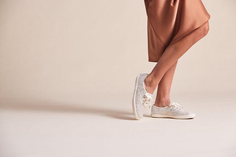Keds x kate spade new york Champion Canvas Kadın Krema Beyaz | YXZRS-3146