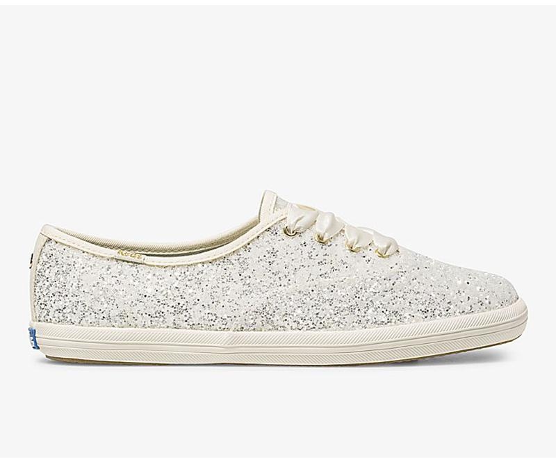 Keds x kate spade new york Champion Canvas Kadın Krema Beyaz | YXZRS-3146