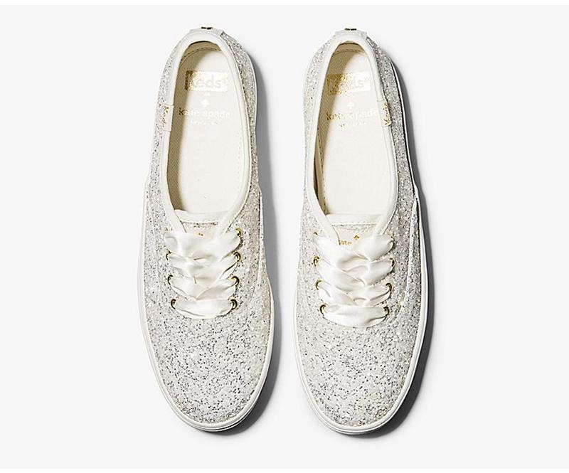 Keds x kate spade new york Triple Platform Sneakers Kadın Krema Beyaz | XHDGB-4021